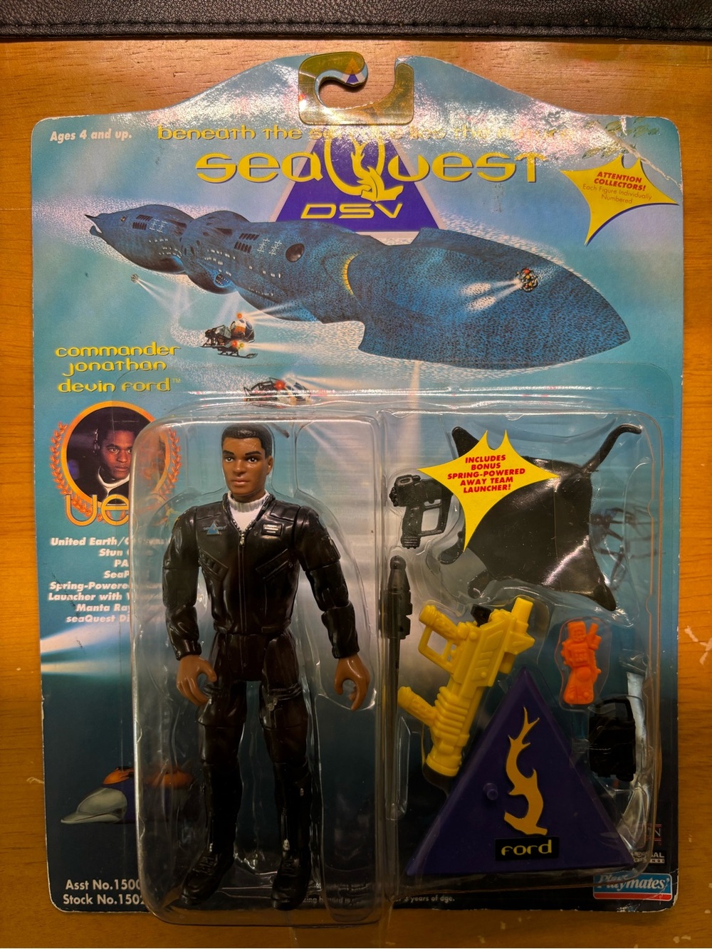 SeaQuest DSV Commander Action Figure - Black and Yellow